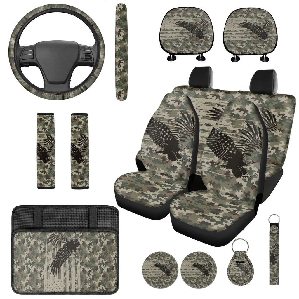 Coloranimal Car Interior Accessory Set – 14 Pieces