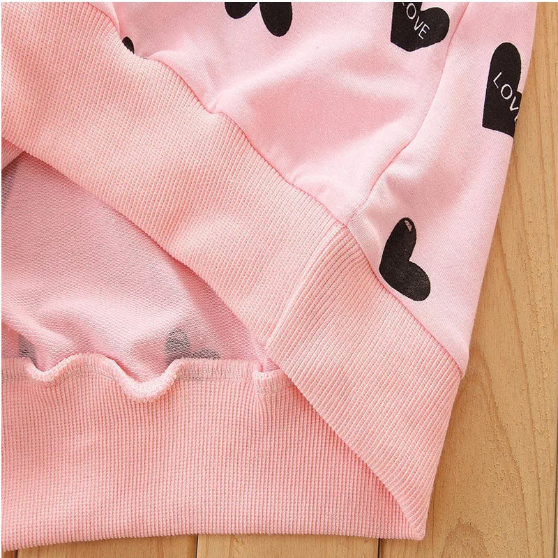 Girls' Long-Sleeve Outfit Set