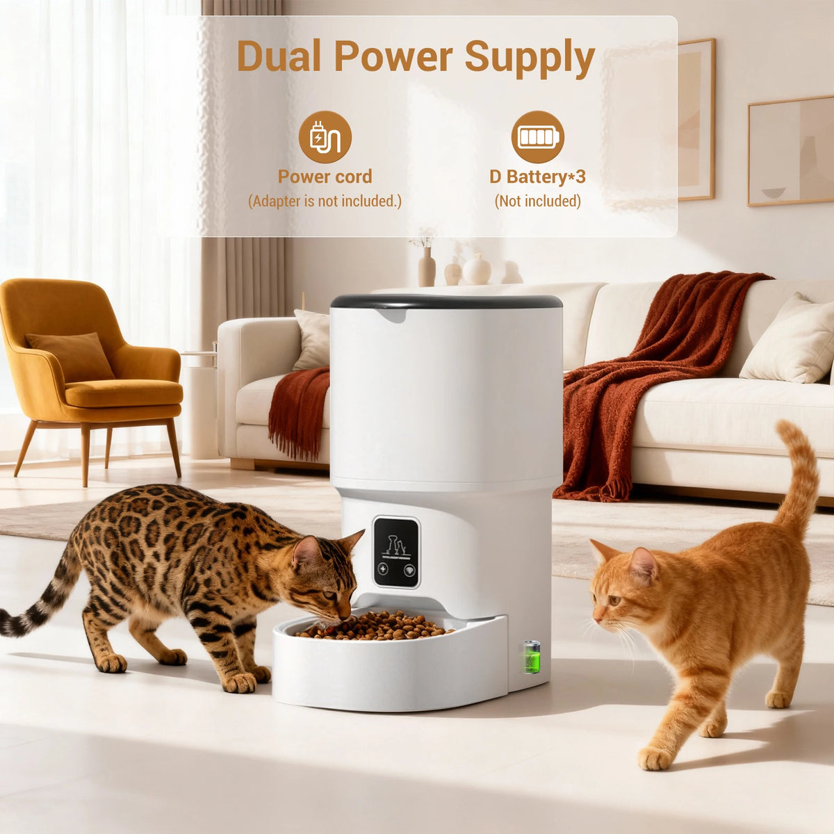 HiMISS 4L Programmable Automatic Pet Feeder