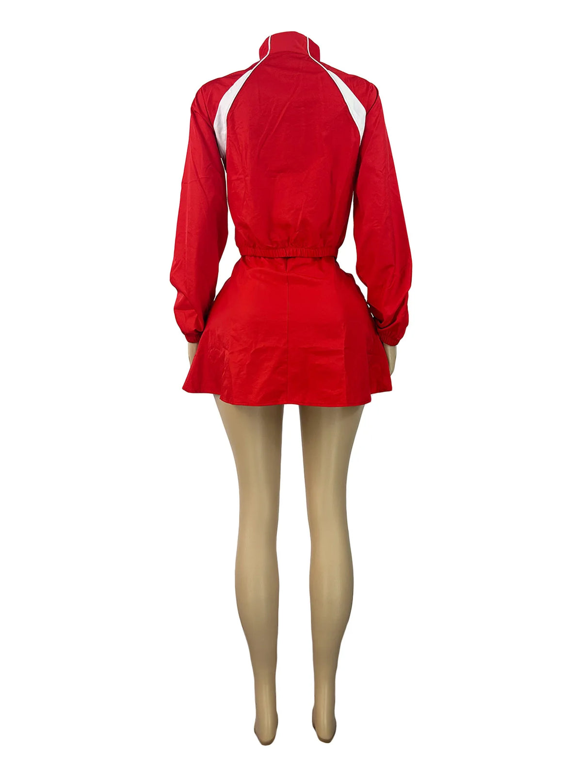 Long-Sleeve Top & Mini Skirt Set