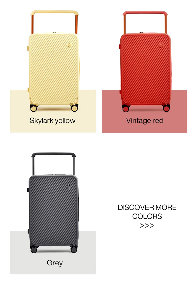 Mixi Expandable Carry On Luggage Lightweight Large Capacity Wide Handle PC Travel Suitcases Spinner Wheels TSA Lock 20 24 Inch Dsers