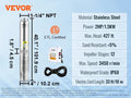 SucceBuy 230V Stainless Steel Deep Well Pump