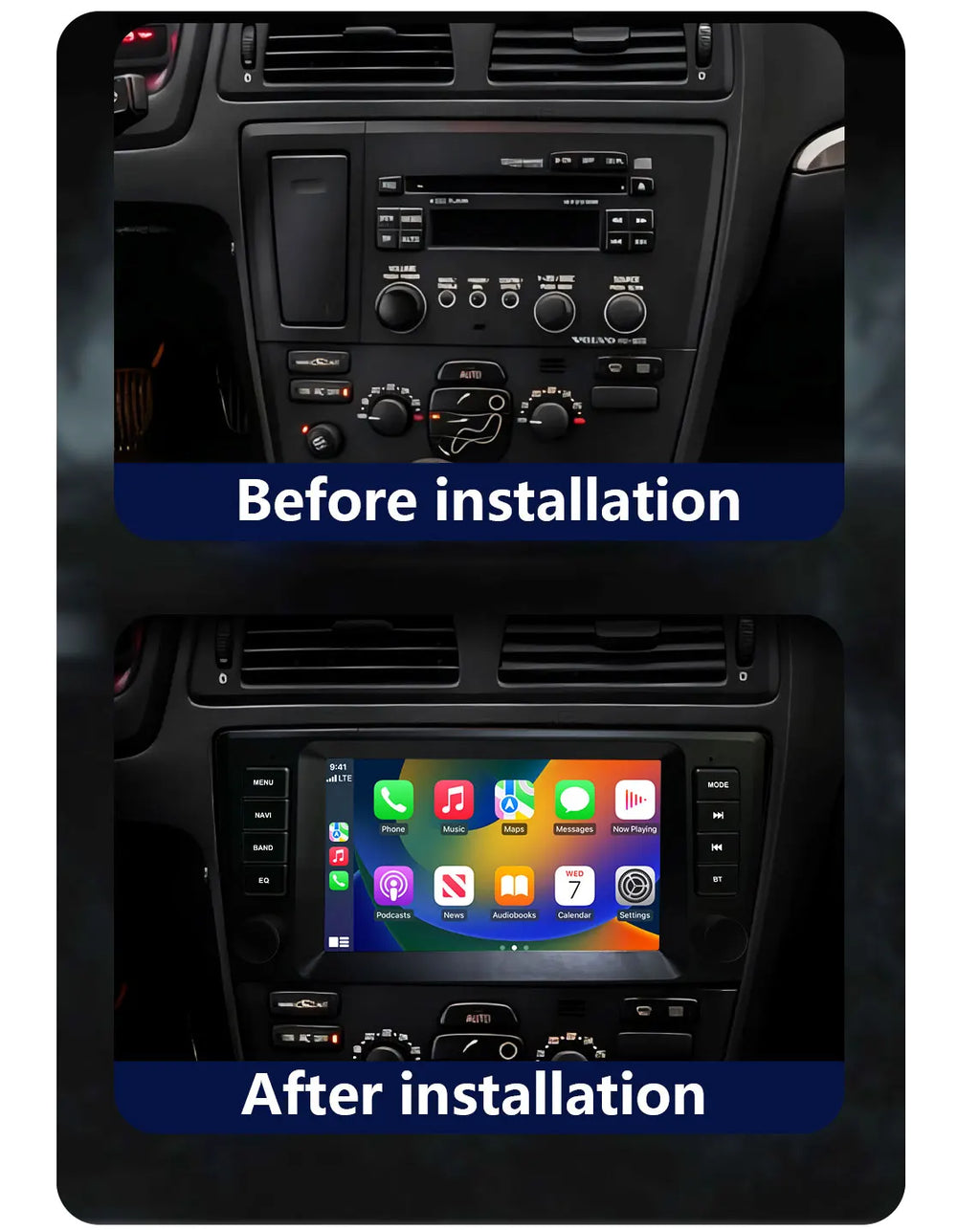 8-Inch Android Stereo for Selected Volvo Models