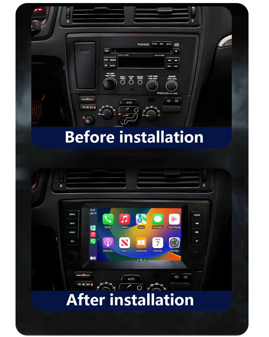 8-Inch Android Stereo for Selected Volvo Models