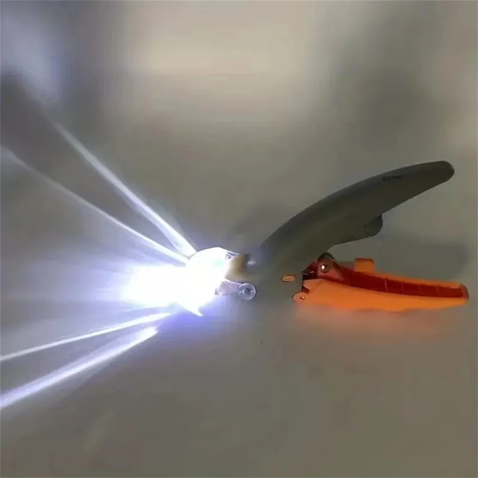 LED Pet Nail Clippers with 5X Magnifier