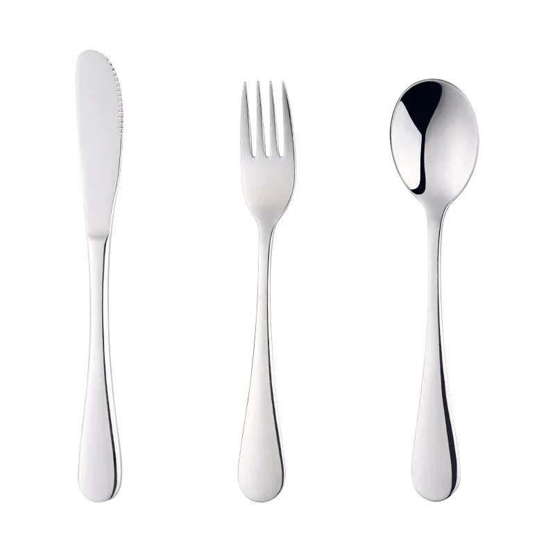 Stainless Steel Knife, Fork and Spoon Set