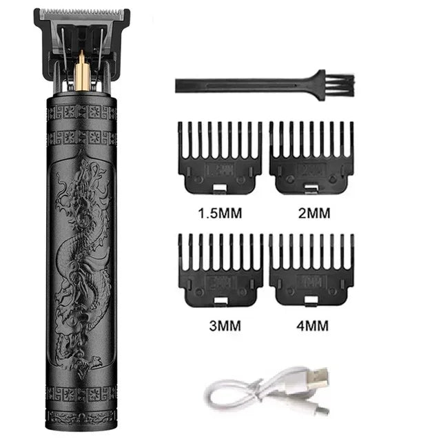 Vintage-Style Rechargeable Hair Trimmer
