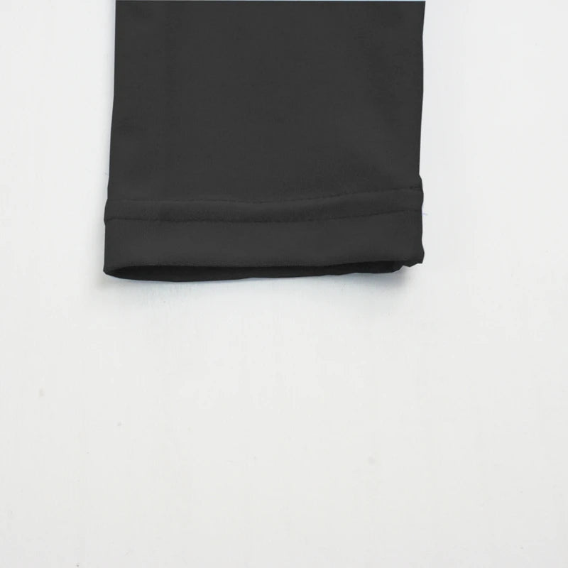 Long-Sleeve Crop Top & Mid-Calf Skirt Set
