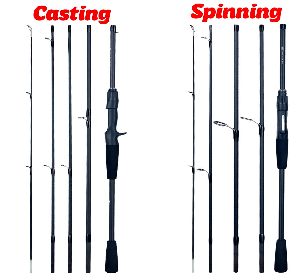 FLENHAI P1008 Carbon Travel Fishing Rod