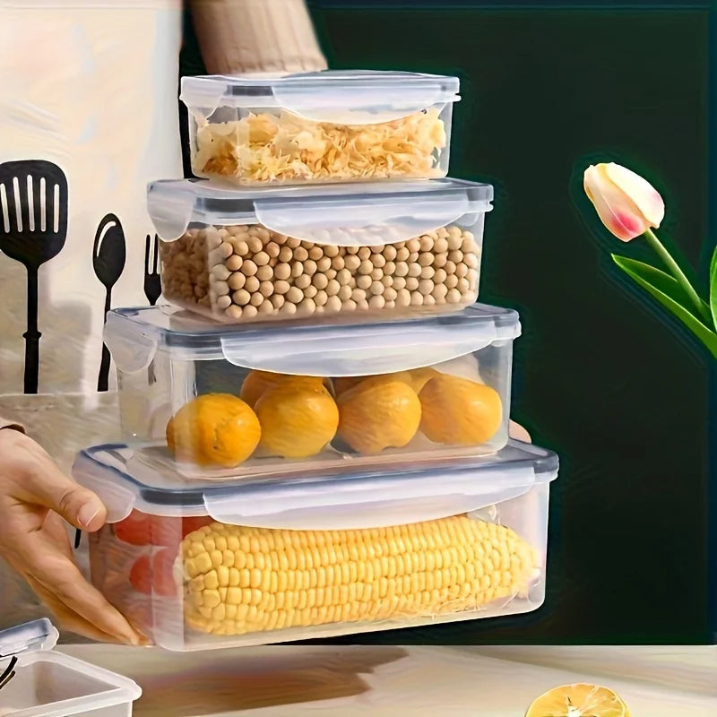 Locking-Lid Food Storage Containers — 8-Piece Option