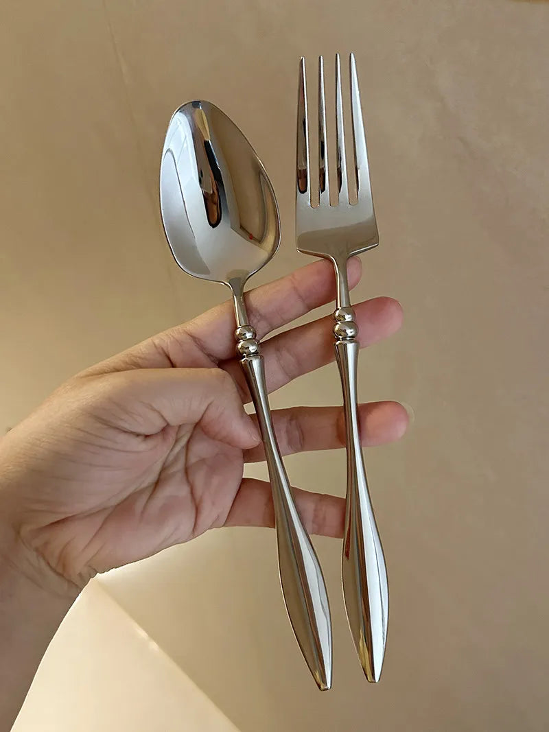 Stainless Steel Cutlery Set — 6 Pieces