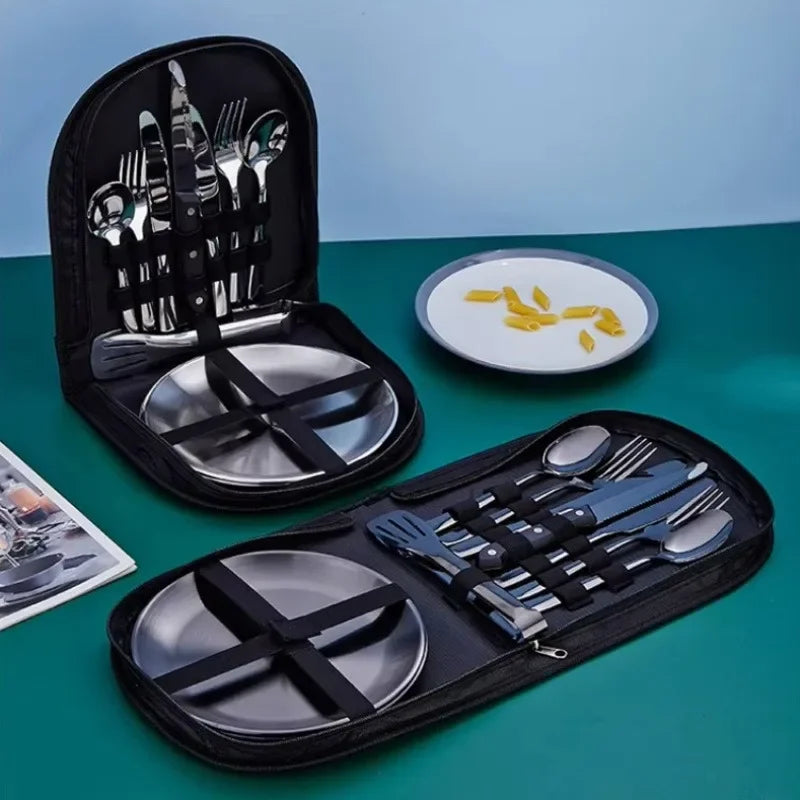 Picnic Tableware Set for Two