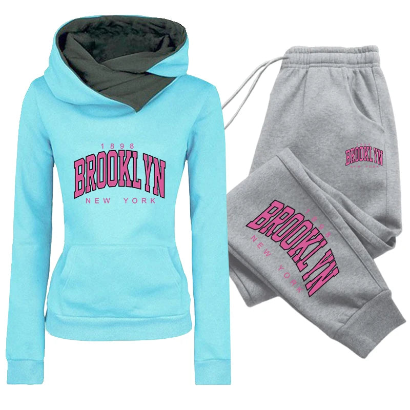 Women's Printed Hoodies and Pants — Separates or Set