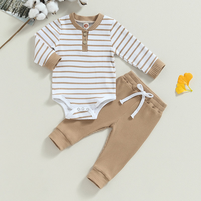 Baby Romper and Pants Set — Cotton Blend