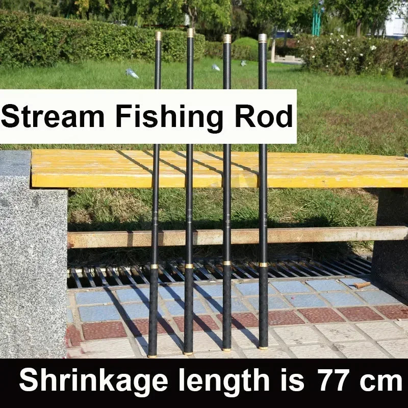 Telescopic Carbon Stream Fishing Pole