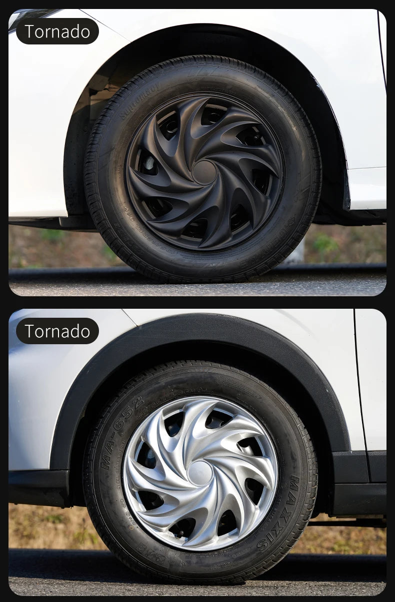 MOTENIO 15-Inch Wheel Covers – Set of 4