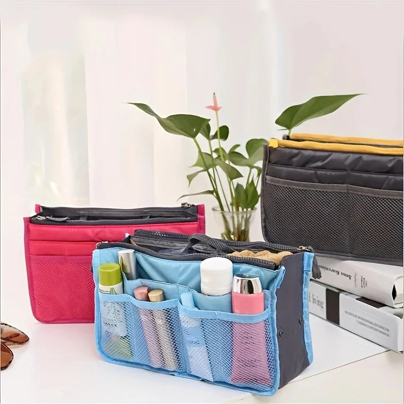 Foldable Double-Zip Toiletry Organizer