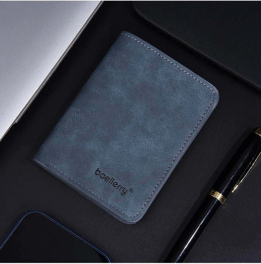 Baellerry Men's PU Wallet with Money Clip
