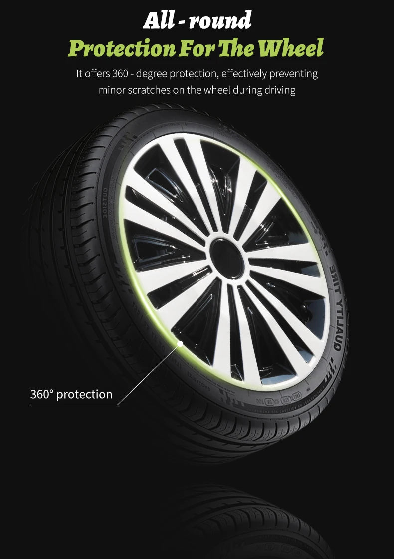 MOTENIO 15-Inch Wheel Covers – Set of 4