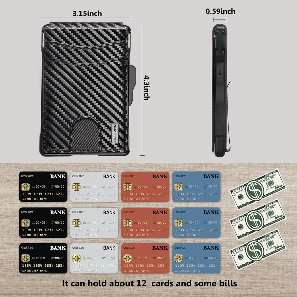 Men's Slim Pop-Up Wallet with ID Window