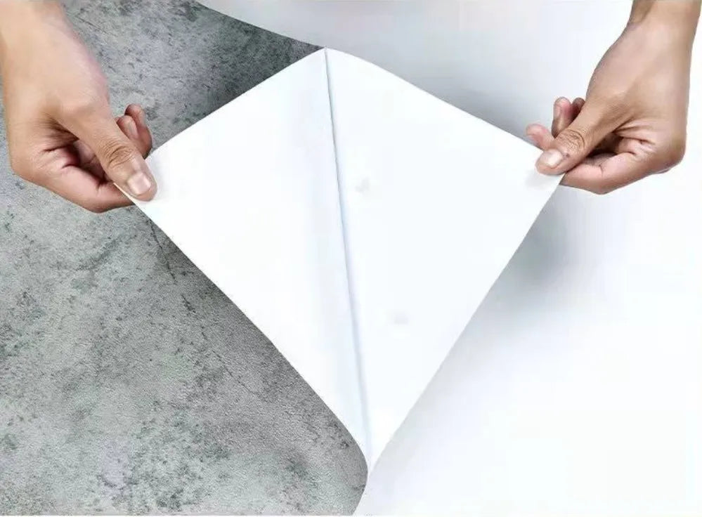 Concrete-Look Self-Adhesive Wallpaper