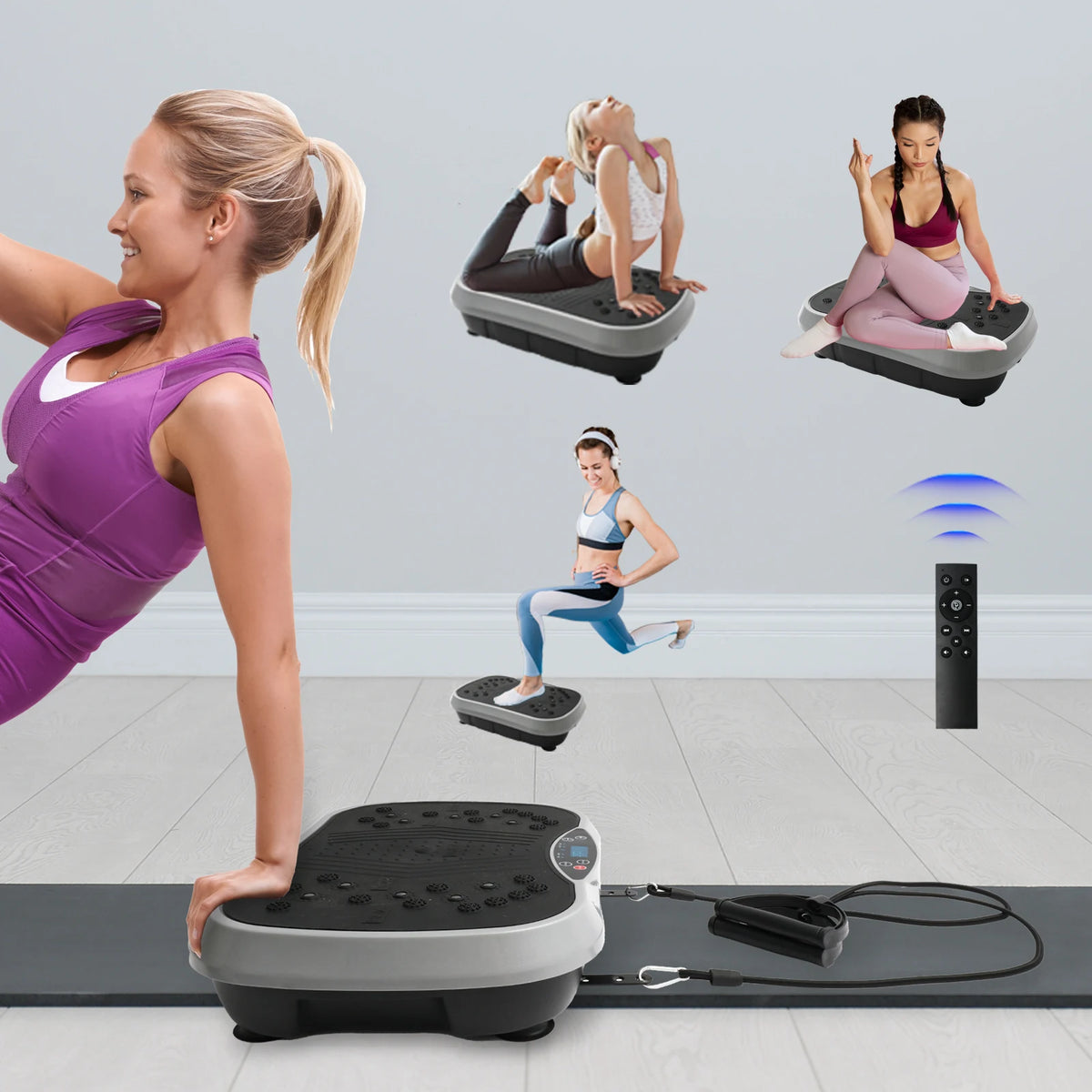 Vibration Exercise Platform with Remote