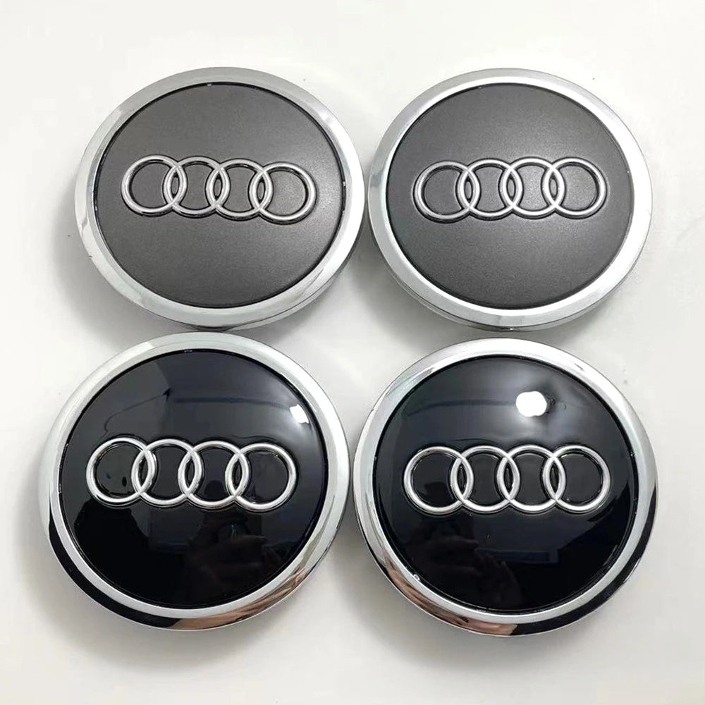 Replacement Wheel Center Caps – Set of 4, 60–77 mm Options