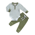 Baby Romper and Pants Set — Cotton Blend