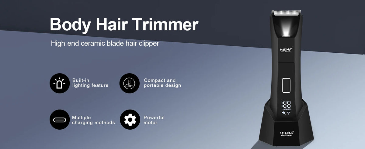 Rechargeable Body Hair Trimmer
