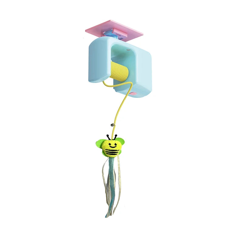 BOOTEELY Rechargeable Hanging Retractable Cat Toy