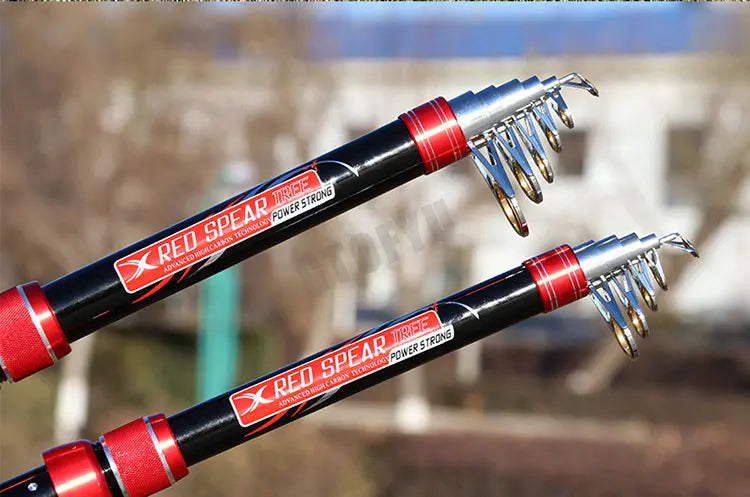 Telescopic Carbon Fishing Rod — 2.1–4.5 m