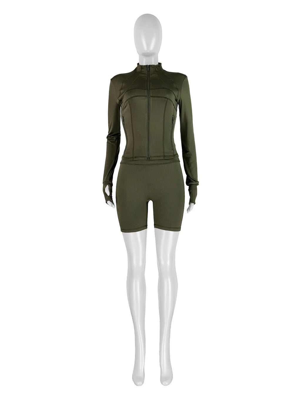 Sleeveless Top & Shorts Two-Piece Set