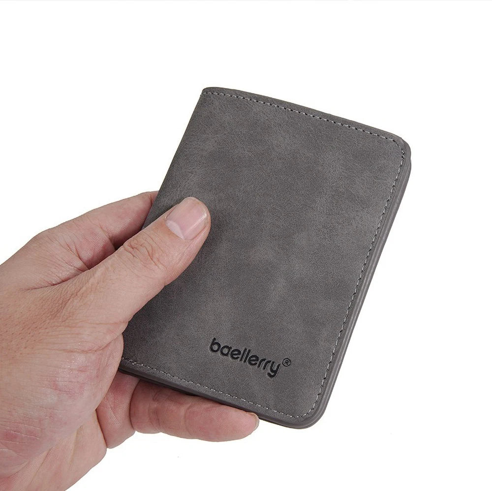 Baellerry Men's PU Wallet with Money Clip