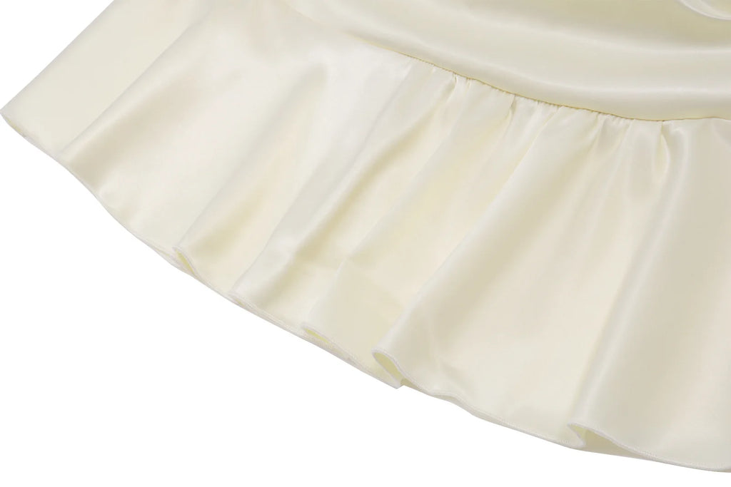 Strap Top & Ruffle Skirt Set