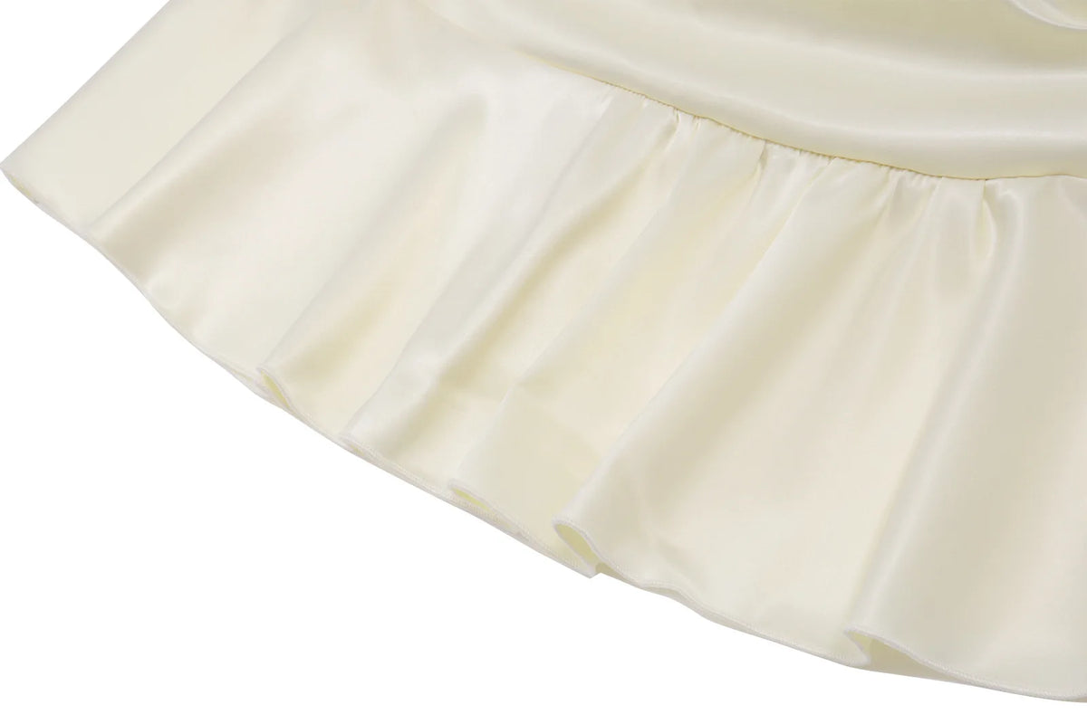 Strap Top & Ruffle Skirt Set