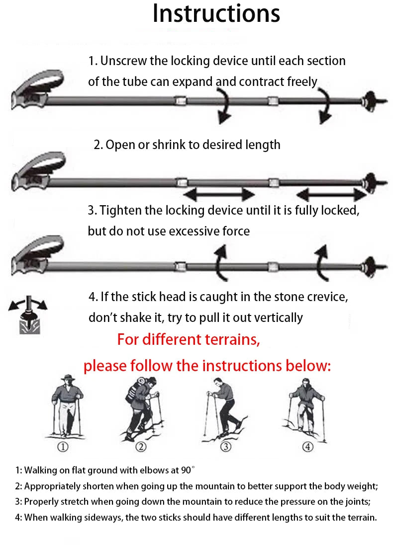 Pioneer Cobra 16 Folding Trekking Poles