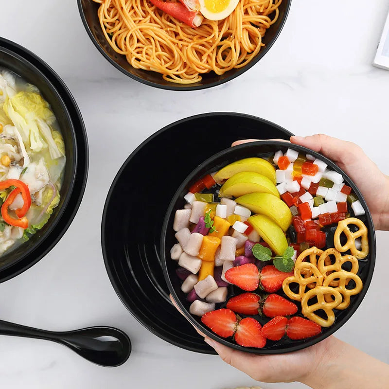 Frosted Melamine Bowls — Assorted Sizes