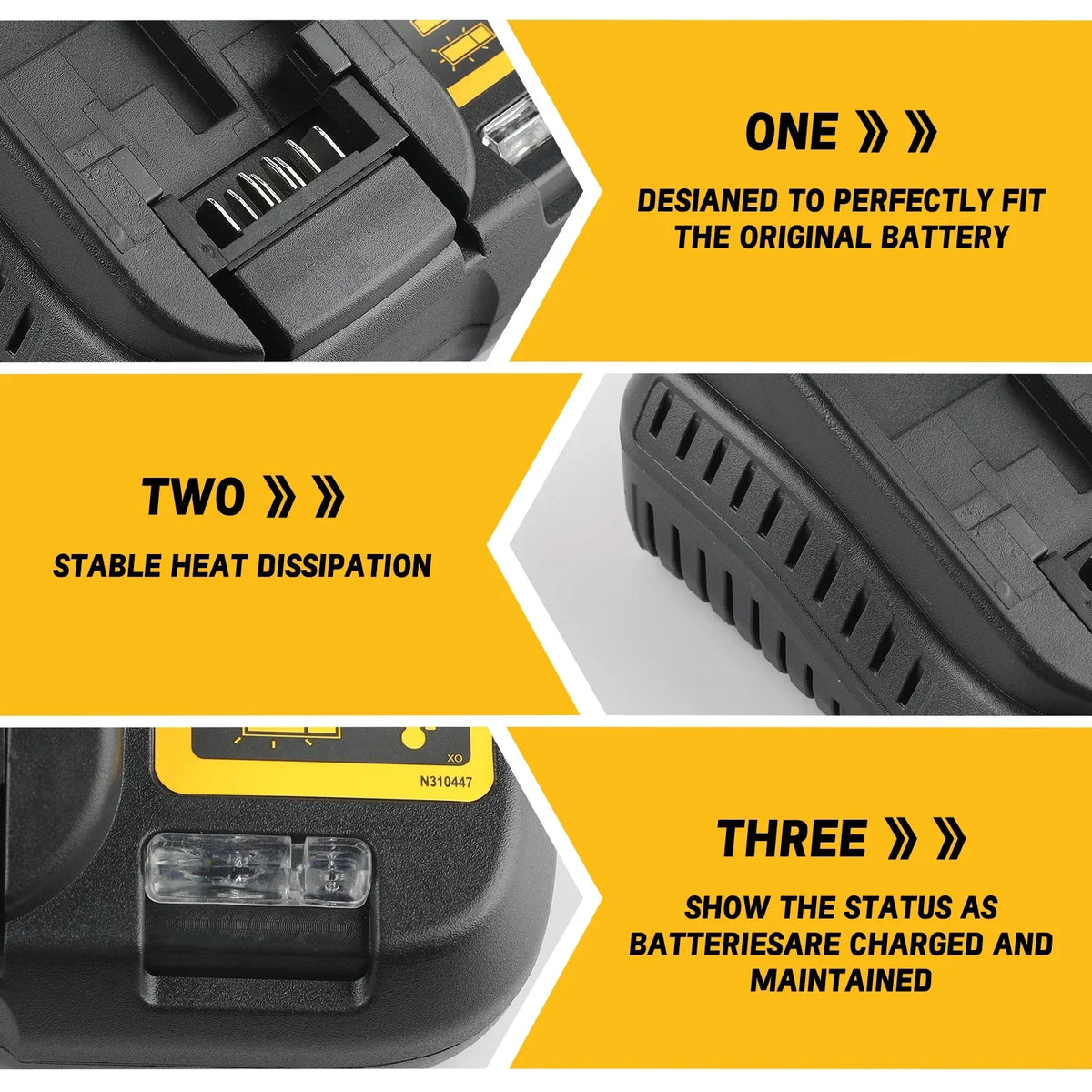 DEWALT DCB107 Battery Charger — US or EU Option
