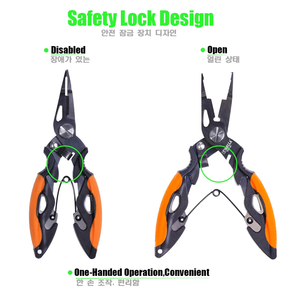 Multifunction Stainless Steel Fishing Pliers