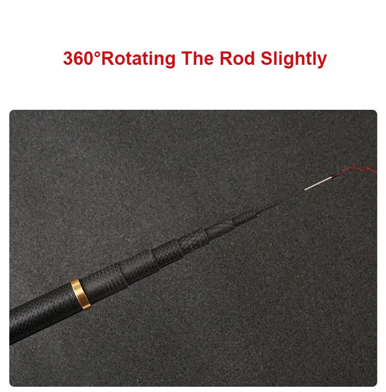 Telescopic Carbon Stream Fishing Pole