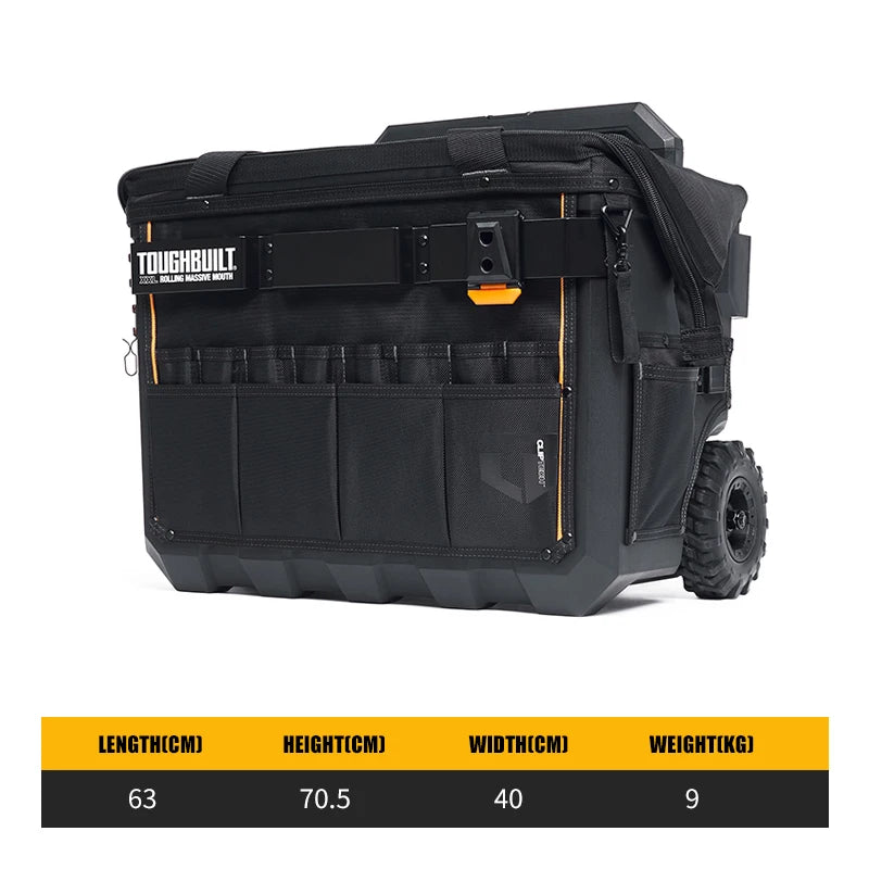 TOUGHBUILT Rolling Massive Mouth Tool Bag