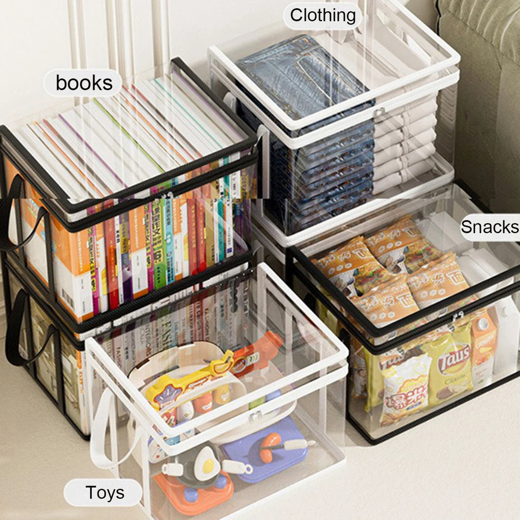 Foldable PVC Book Storage Organizer