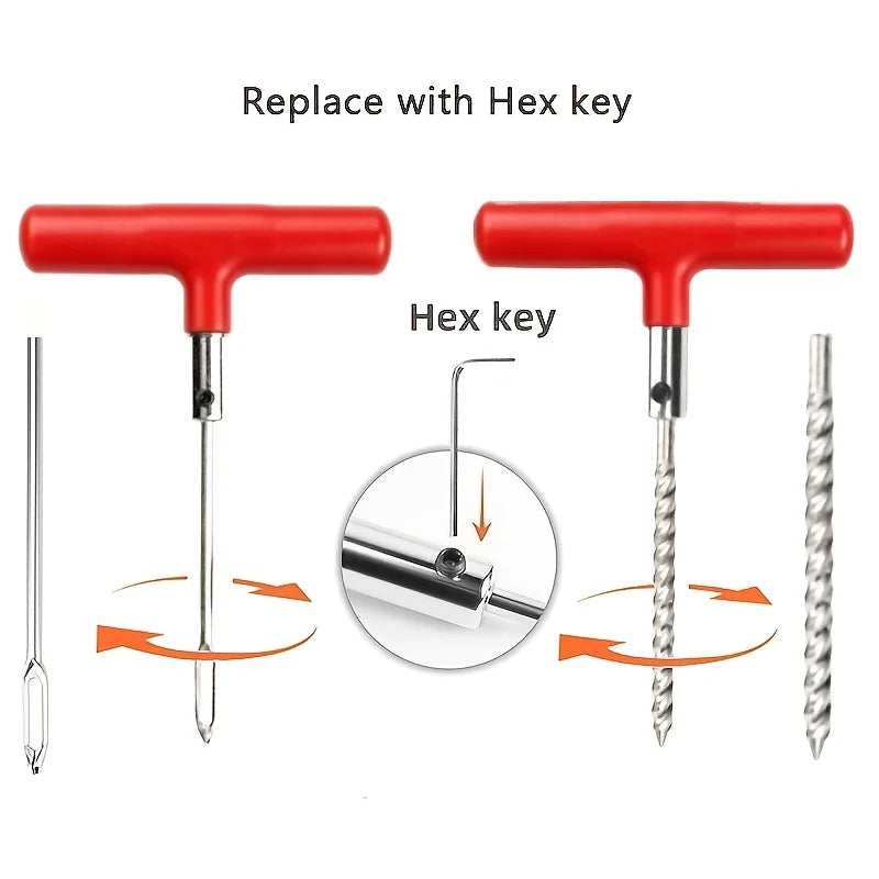 ZFOUEK Tubeless Tire Repair Tool Kit