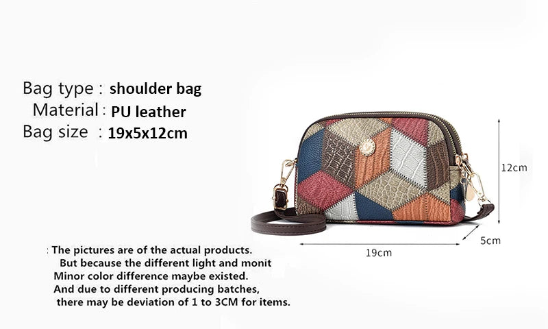 Yogodlns Women's Plaid Shoulder Bag
