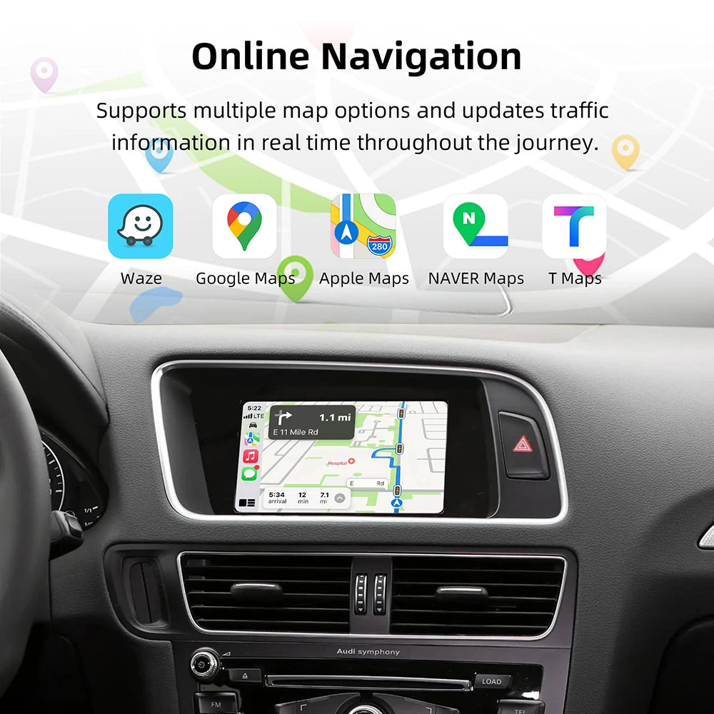ANYFAR CarPlay & Android Auto Interface for Audi MMI 3G
