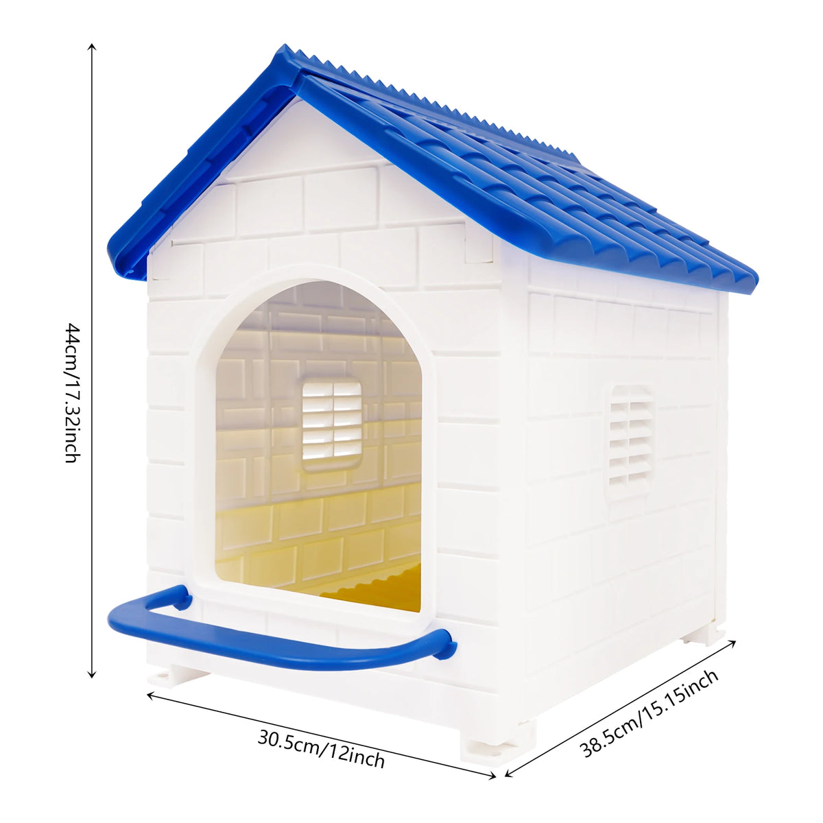 Plastic Chicken Nesting Boxes with Pads, 3-Pack