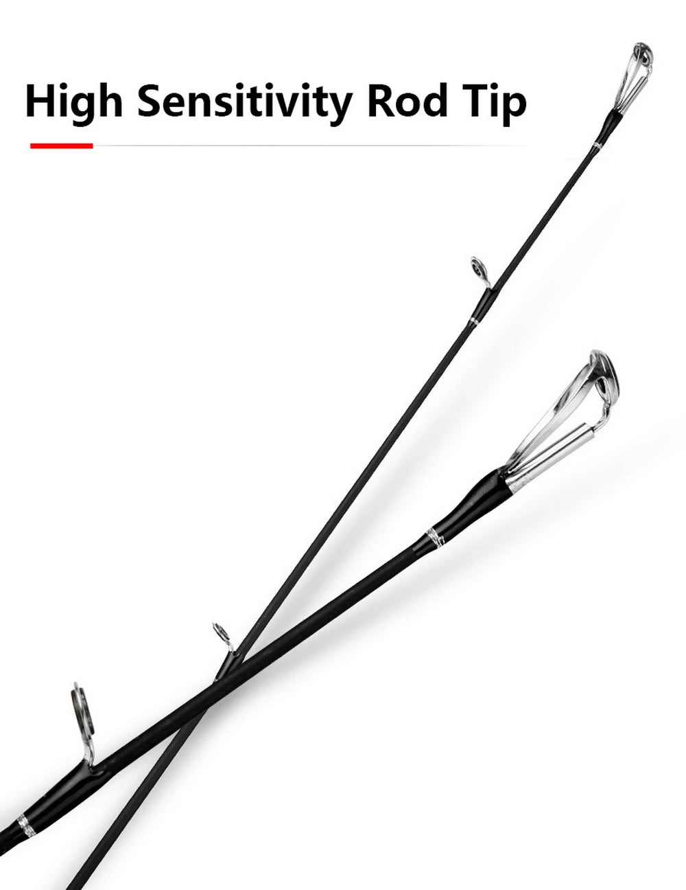 Carbon Fishing Rod with Two Tips — 2.7 or 3 m