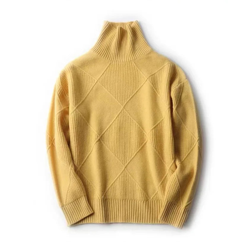 Women's Long-Sleeve Turtleneck Knit Sweater