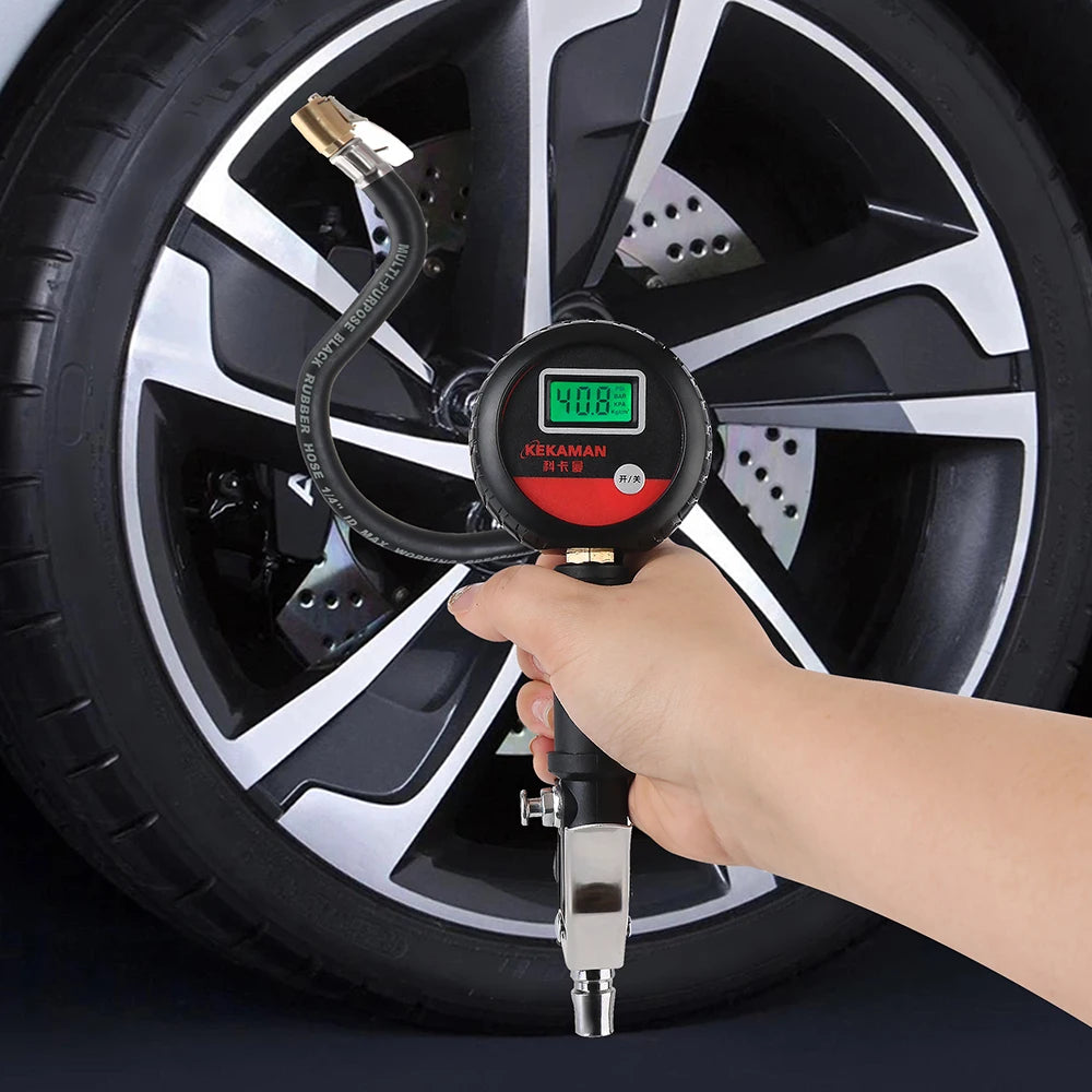 LEEPEE Digital Tire Inflator & Pressure Gauge