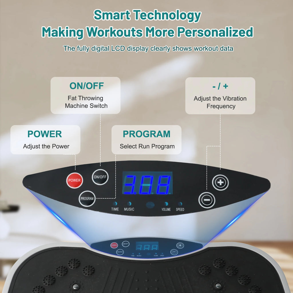 Vibration Exercise Platform with Remote